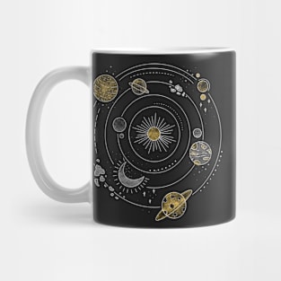 stars, planets, sun, moon Mug